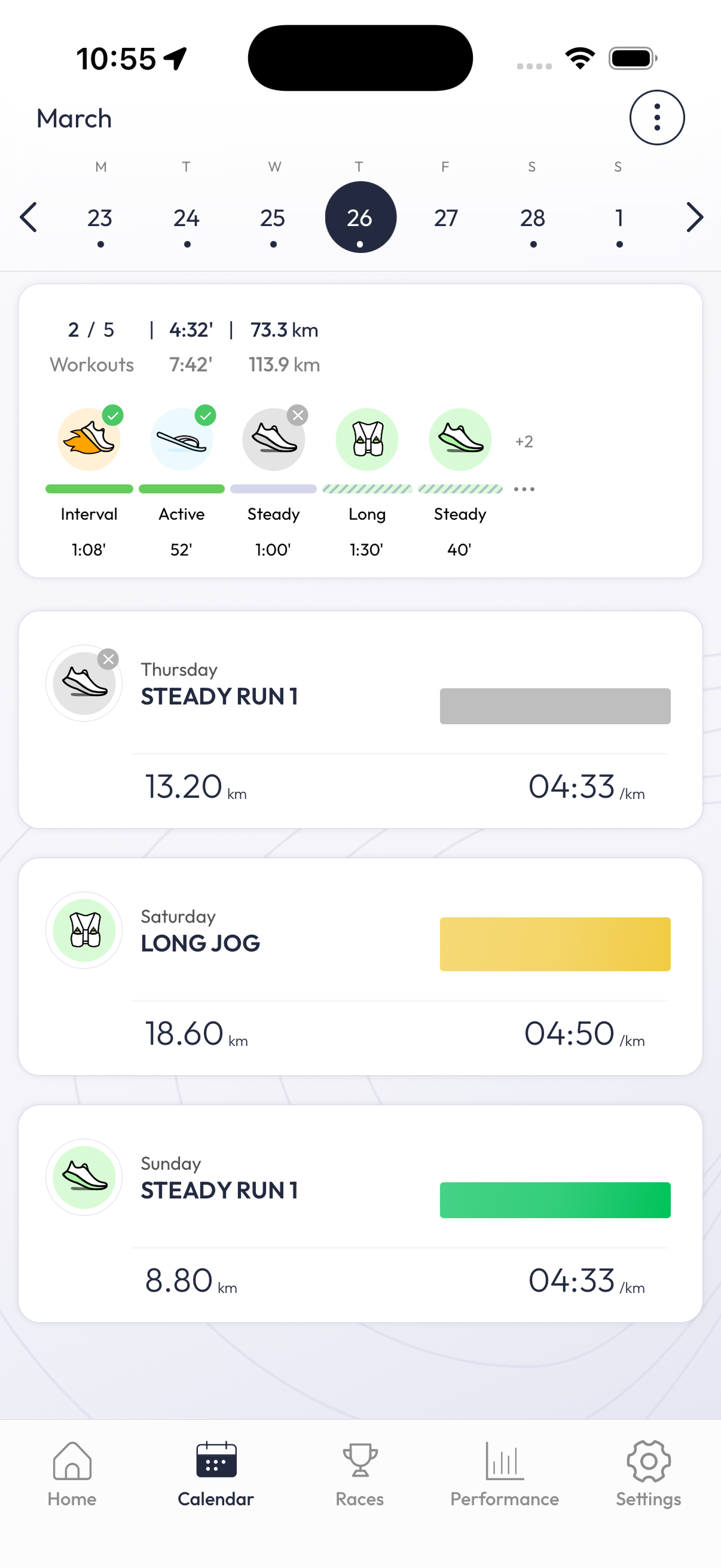 Record workout